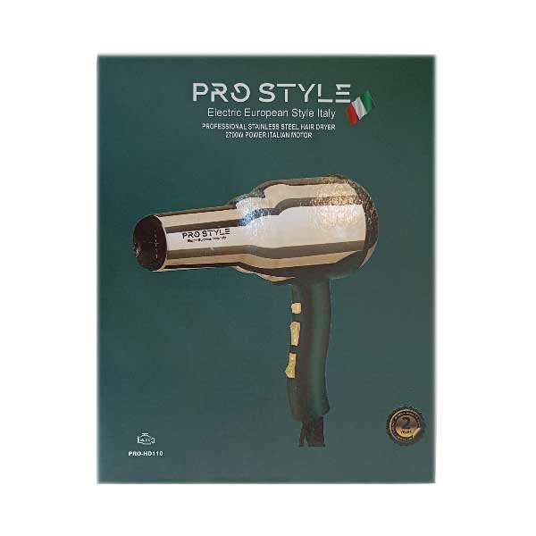 سشوار استیل 2700 وات پرو استایل pro style مدل  HD110